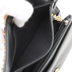 Chanel – Boy Wallet on Chain (WOC) Caviar Noir – Quincaillerie Or – photo 10