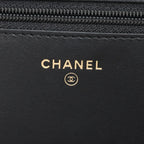 Chanel – Boy Wallet on Chain (WOC) Caviar Noir – Quincaillerie Or – photo 11