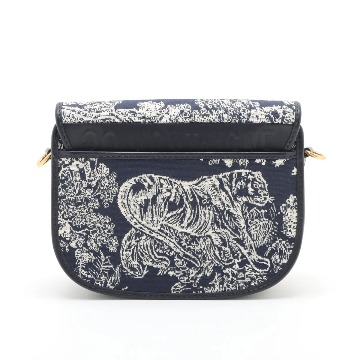 Christian Dior – Bobby Small en Toile de Jouy Fauves – Bleu marine – photo 2
