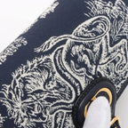 Christian Dior – Bobby Small en Toile de Jouy Fauves – Bleu marine – photo 9