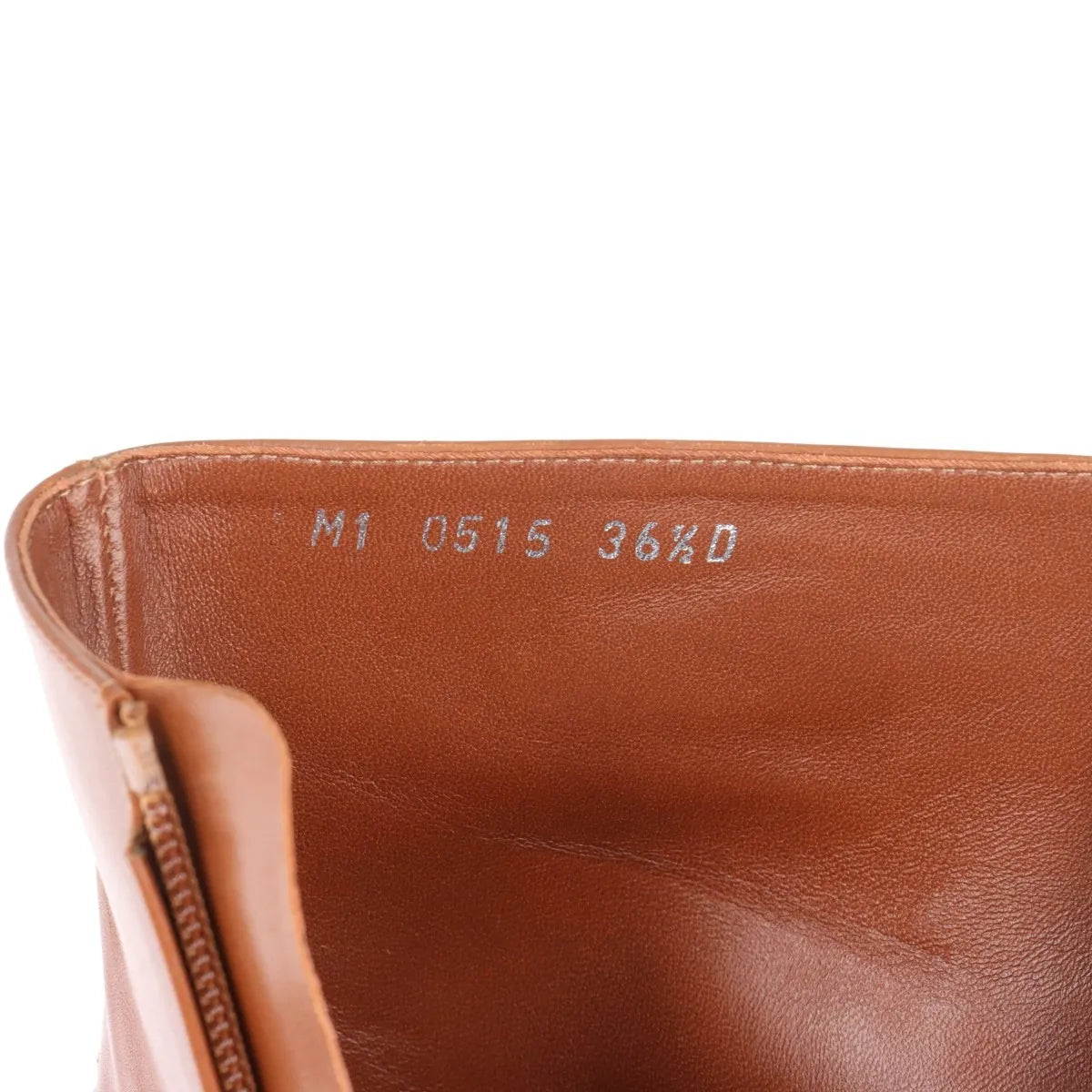 Christian Dior – Bottines en cuir marron – Talon bordeaux (T36.5) – photo 10