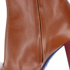 Christian Dior – Bottines en cuir marron – Talon bordeaux (T36.5) – photo 17