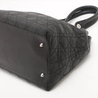 Christian Dior – Cabas Cannage en cuir d'agneau – Noir – photo 3