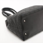 Christian Dior – Cabas Cannage en cuir d'agneau – Noir – photo 4