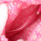 Christian Dior – Lady Dior Rotin & Toile Medium Beige & Rose – photo 9