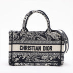 Christian Dior – Mini Book Tote Toile de Jouy Reverse Bleu Marine – photo 1