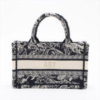 Christian Dior – Mini Book Tote Toile de Jouy Reverse Bleu Marine – photo 2
