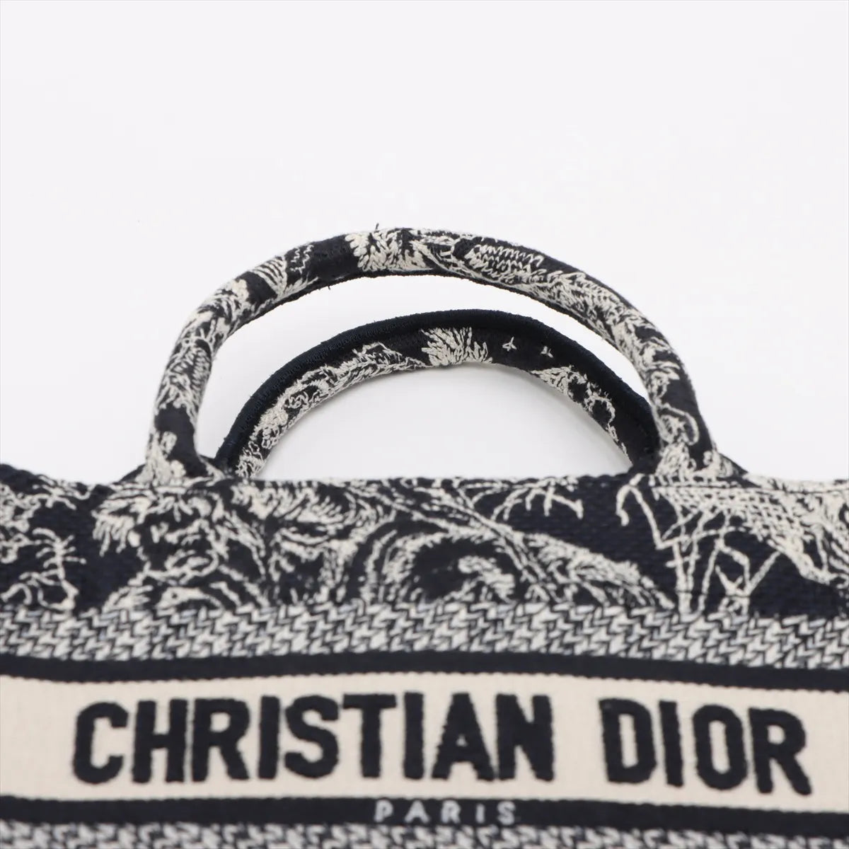 Christian Dior – Mini Book Tote Toile de Jouy Reverse Bleu Marine – photo 6
