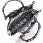 Christian Dior – Mini Book Tote Toile de Jouy Reverse Bleu Marine – photo 8