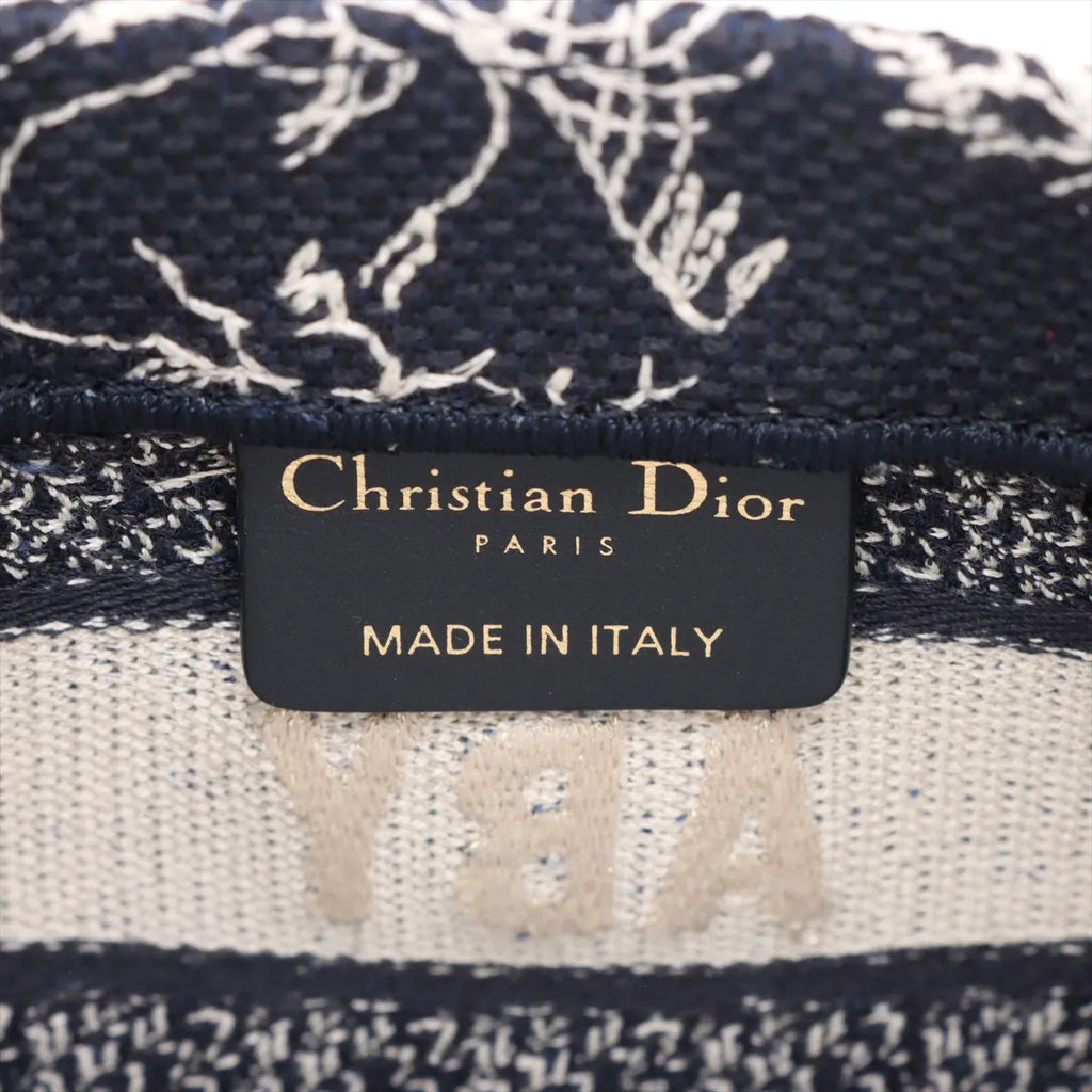 Christian Dior – Mini Book Tote Toile de Jouy Reverse Bleu Marine – photo 9