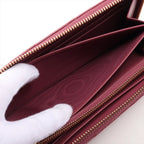 Christian Dior – Portefeuille zippé Cannage en cuir vernis – Rose framboise – photo 9