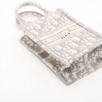 Christian Dior – Sac Vertical Book Tote Mini en toile Oblique – Gris – photo 4