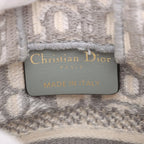 Christian Dior – Sac Vertical Book Tote Mini en toile Oblique – Gris – photo 9