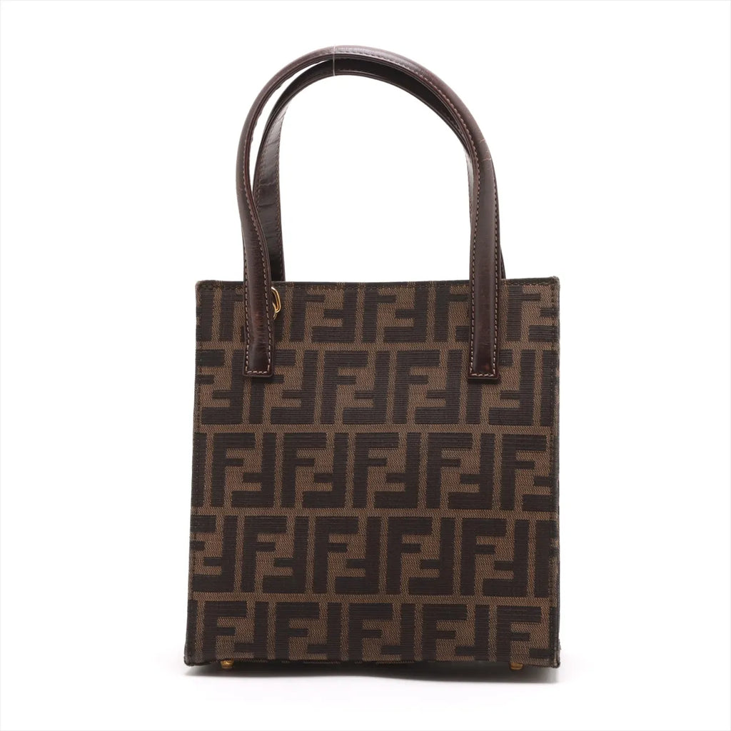 Fendi – FENDI Zucca Mini Cabas Vintage Toile & Cuir – photo 2