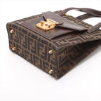 Fendi – FENDI Zucca Mini Cabas Vintage Toile & Cuir – photo 3