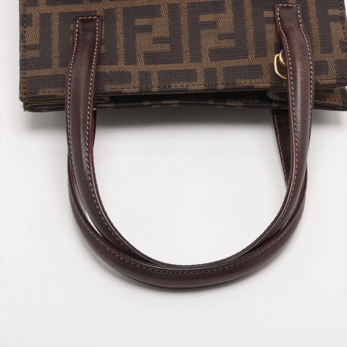 Fendi – FENDI Zucca Mini Cabas Vintage Toile & Cuir – photo 5