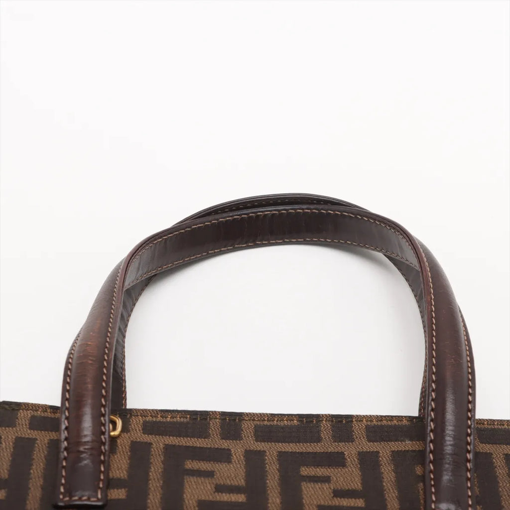 Fendi – FENDI Zucca Mini Cabas Vintage Toile & Cuir – photo 6