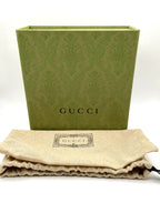 Gucci – Ceinture Crystal Horsebit en cuir – Noir – boîte Gucci et dustbag d'origine