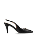 Gucci – Escarpins slingback Horsebit en cuir monogram GG – Noir (T37.5) – photo 1