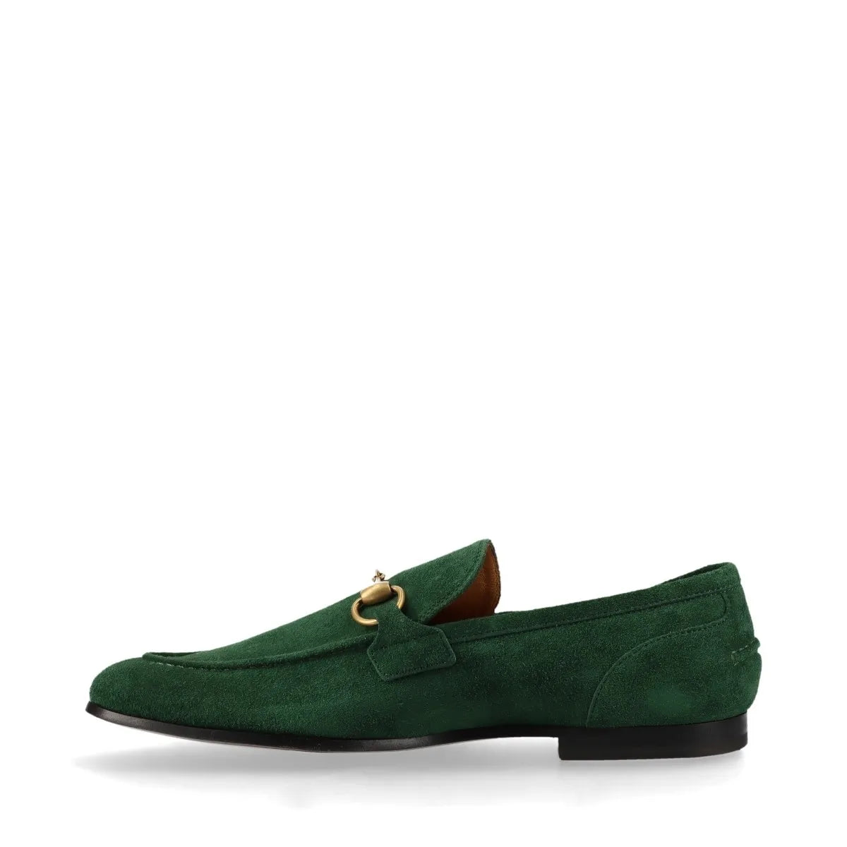 Gucci – Mocassins Jordaan en suède – Vert émeraude – photo 2