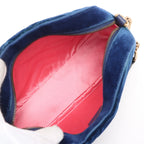 Gucci – Sac caméra GG Marmont en velours – Bleu roi – photo 6