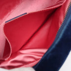 Gucci – Sac caméra GG Marmont en velours – Bleu roi – photo 7