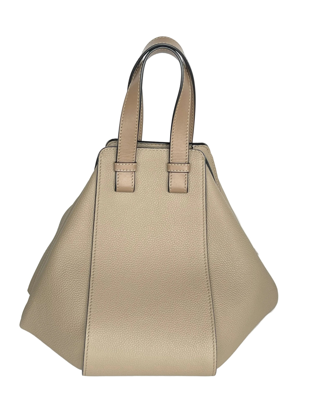 Loewe – Hammock Small Cuir de Veau Grainé Sable – vue de dos