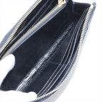 Miu Miu – Portefeuille long Matelassé L-Zip en cuir d'agneau – Noir – photo 5