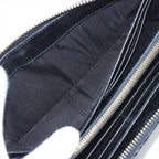 Miu Miu – Portefeuille long Matelassé L-Zip en cuir d'agneau – Noir – photo 7