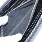 Miu Miu – Portefeuille long Matelassé L-Zip en cuir d'agneau – Noir – photo 8