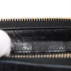 Miu Miu – Portefeuille long Matelassé L-Zip en cuir d'agneau – Noir – photo 9