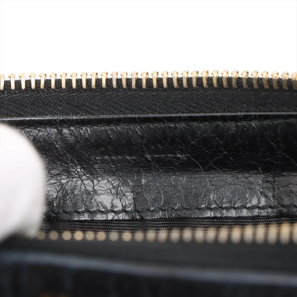 Miu Miu – Portefeuille long Matelassé L-Zip en cuir d'agneau – Noir – photo 9