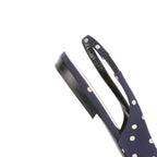 Saint Laurent – Slingback Anaïs à pois en cuir – Marine (T37) – photo 12
