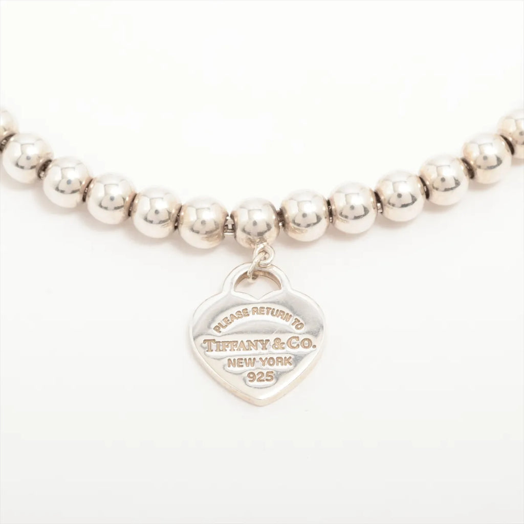 Tiffany & Co – Bracelet Return to Tiffany à billes & mini cœur émaillé – Argent 925 – photo 3