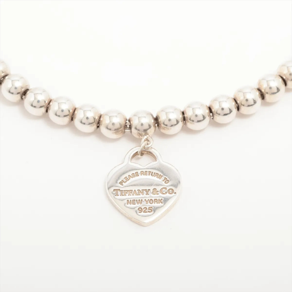 Tiffany & Co – Bracelet Return to Tiffany à billes & mini cœur émaillé – Argent 925 – photo 3